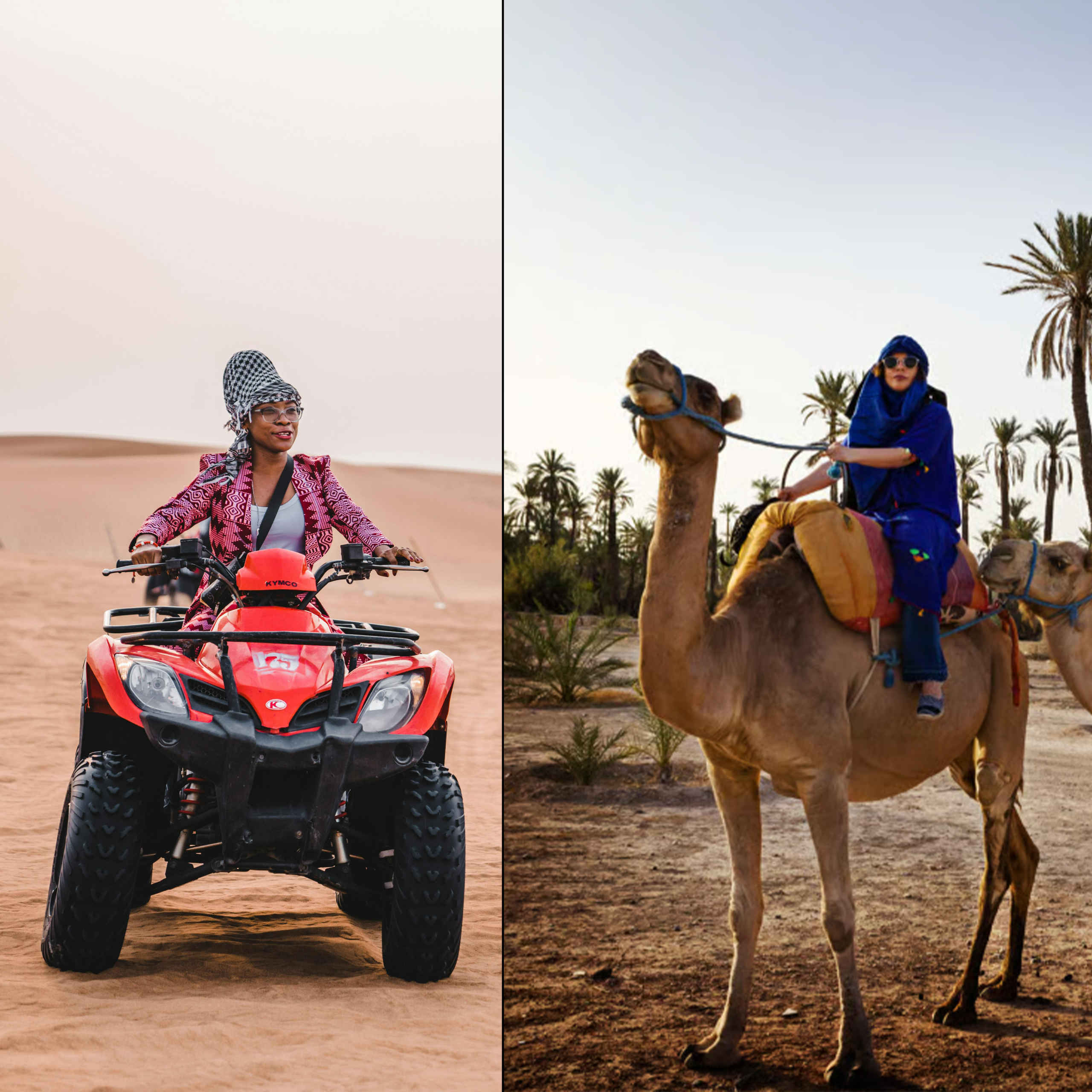 Quad Bike and Camel Ride Marrakech Palmeraie